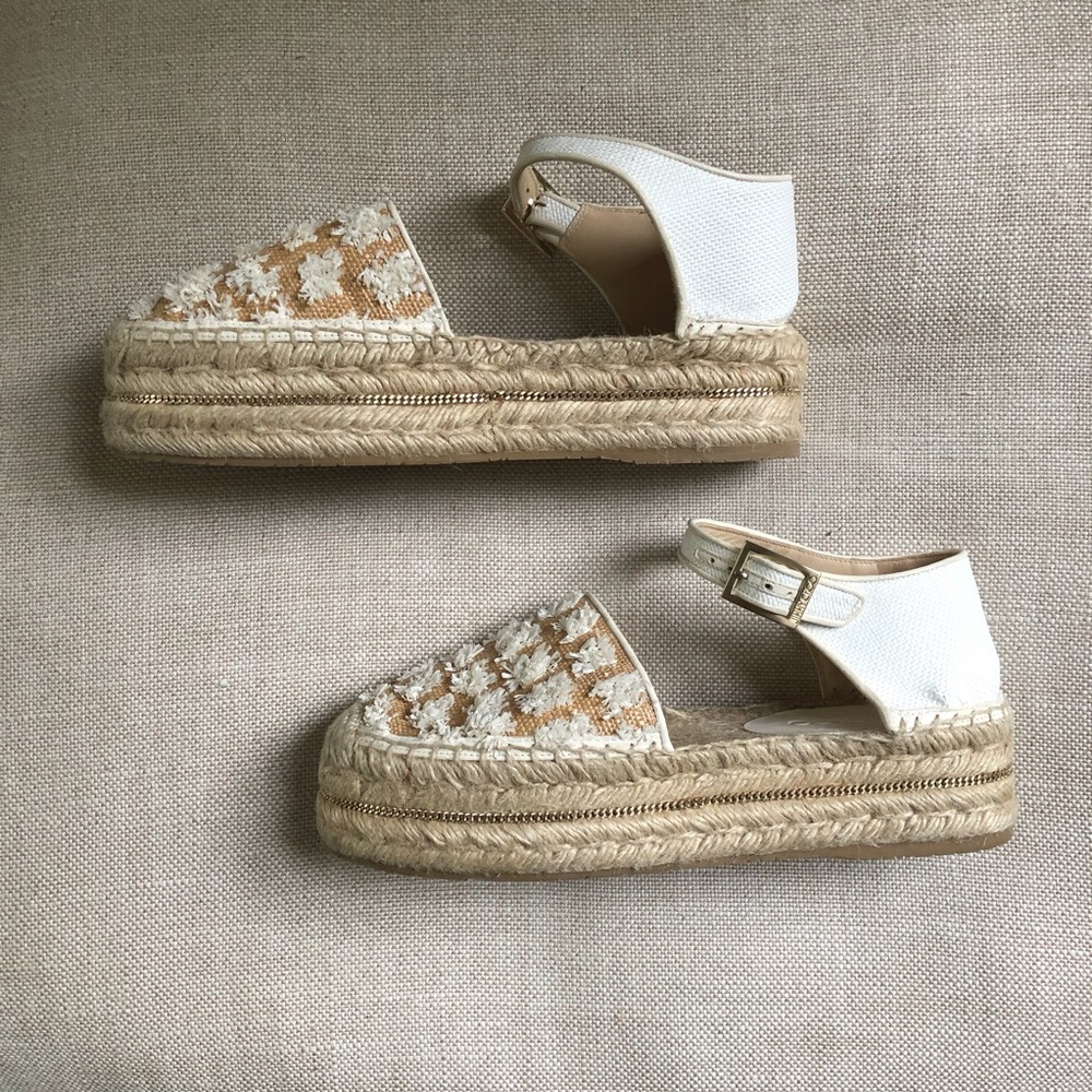 Jimmy Choo Flatform Espadrilles Sandals Delphine 7 - Picture 5 of 8
